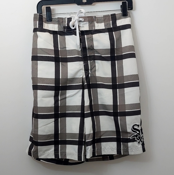 G-III Sports By Carl Banks Men's Medium Swim Trunks Chicago White Sox Baseball - Picture 2 of 12